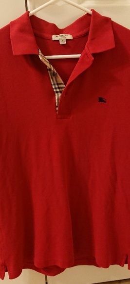 Burberry London Red Polo - Picture 2 of 8
